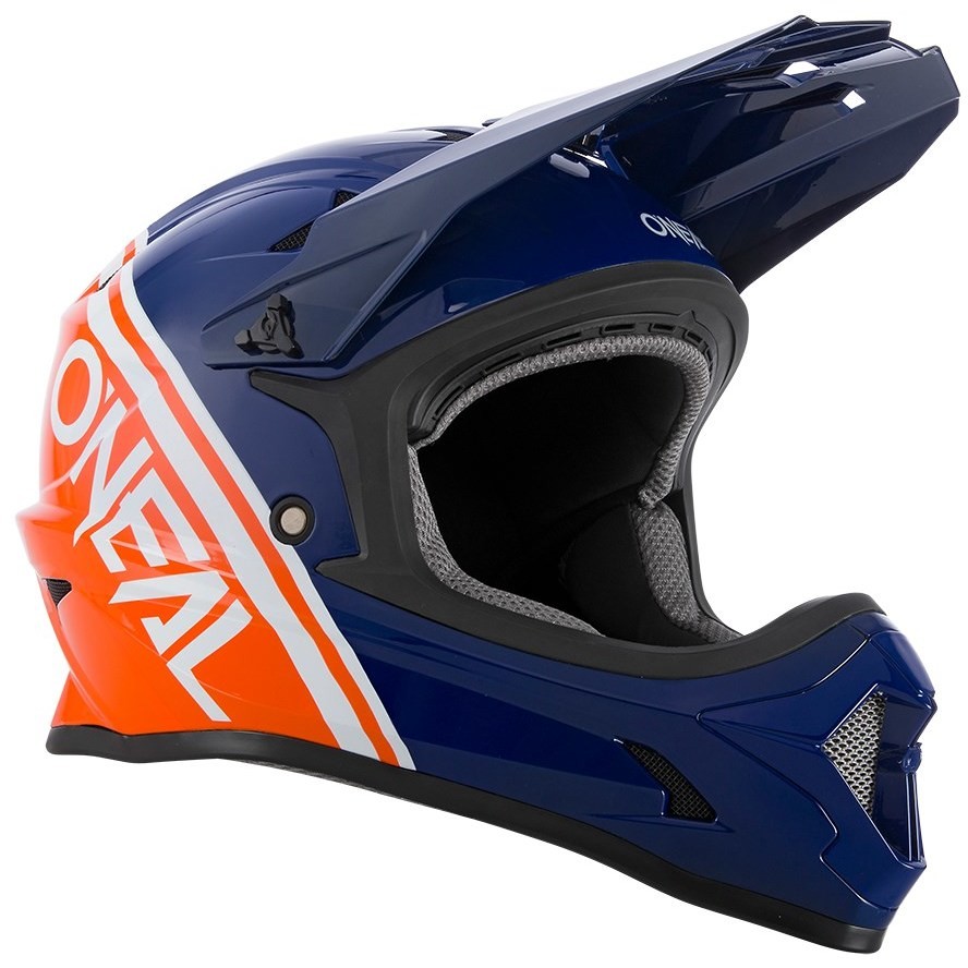 Full Face Helmet Bike Mtb eBike Oneal Sonus Split Blue Orange