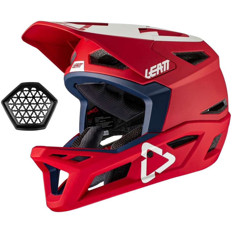 Full Face Helmet Bike Mtb Leatt 4.0 V21.1 Chilli