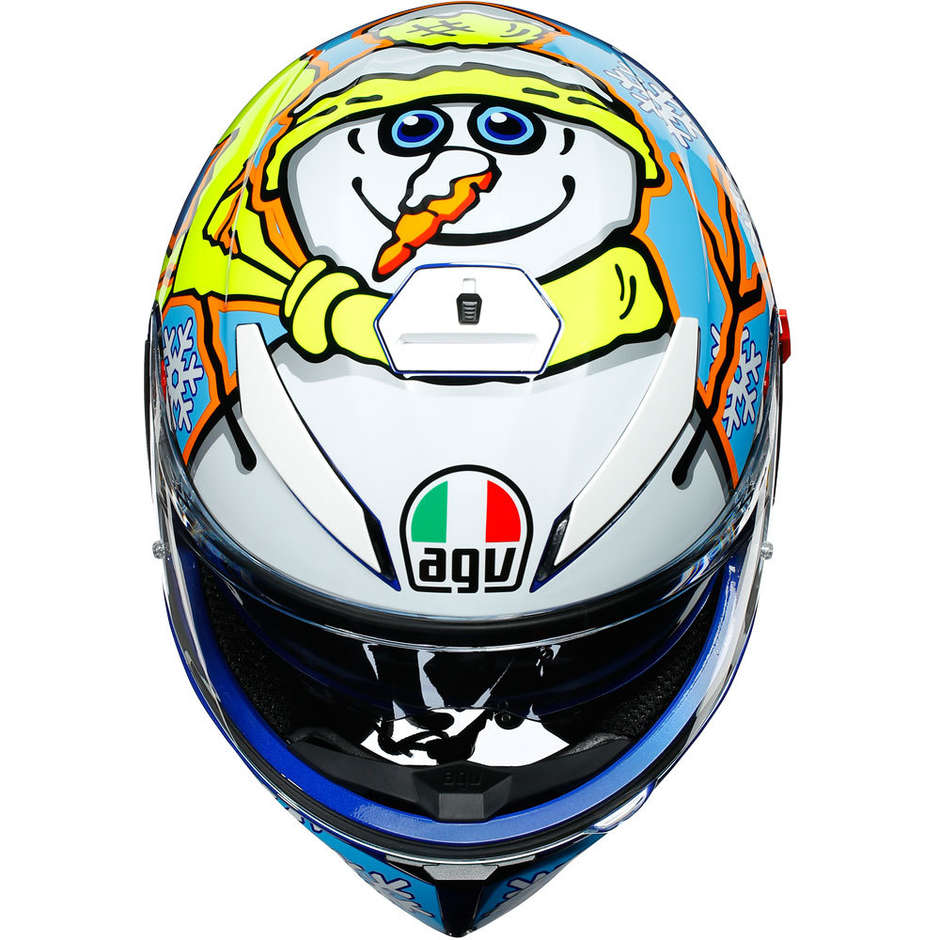 Full Face Helmet Double Visor Agv K3 SV Top ROSSI WINTER TEST 2016