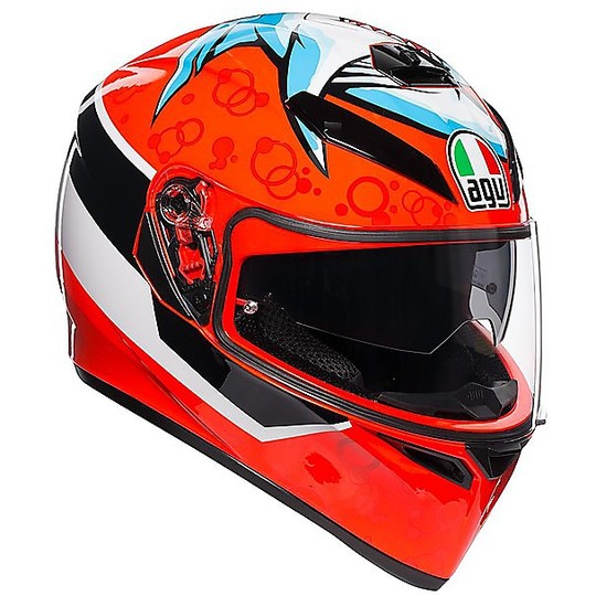 Full Face Helmet Double Visor Moto Agv K3 SV Multi ATTACK