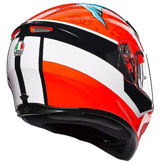 Full Face Helmet Double Visor Moto Agv K3 SV Multi ATTACK