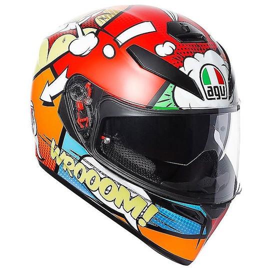 Full Face Helmet Double Visor Moto Agv K3 SV Multi BALLOON