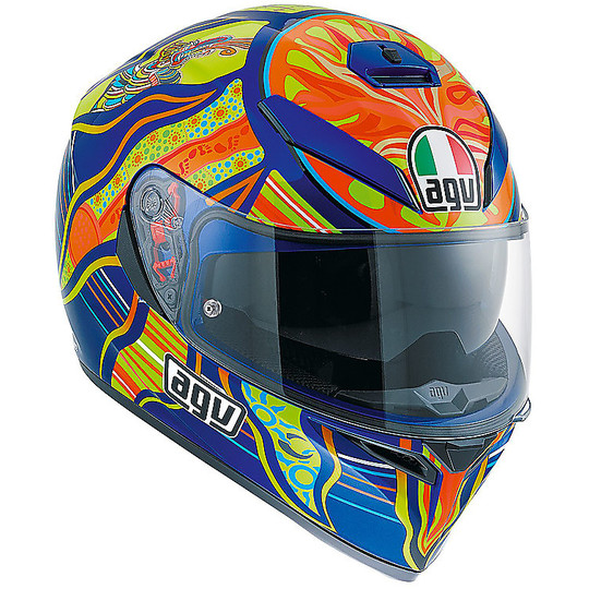 Full Face Helmet Double Visor Moto Agv K3 SV Top 5 CONTINENTS