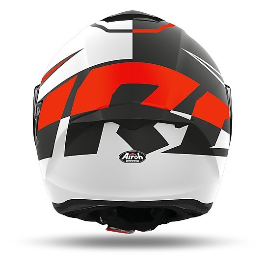 Full Face Helmet Double Visor Moto Airoh ST 501 FROST Matt Orange