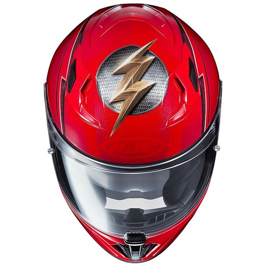 Full Face Helmet Double Visor Motorcycle HJC i70 DC Comic THE FLASH MC1 Red