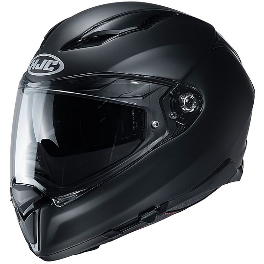 Full Face Helmet Fiber Double Visor HJC Motorcycle F70 Semi Matt Black