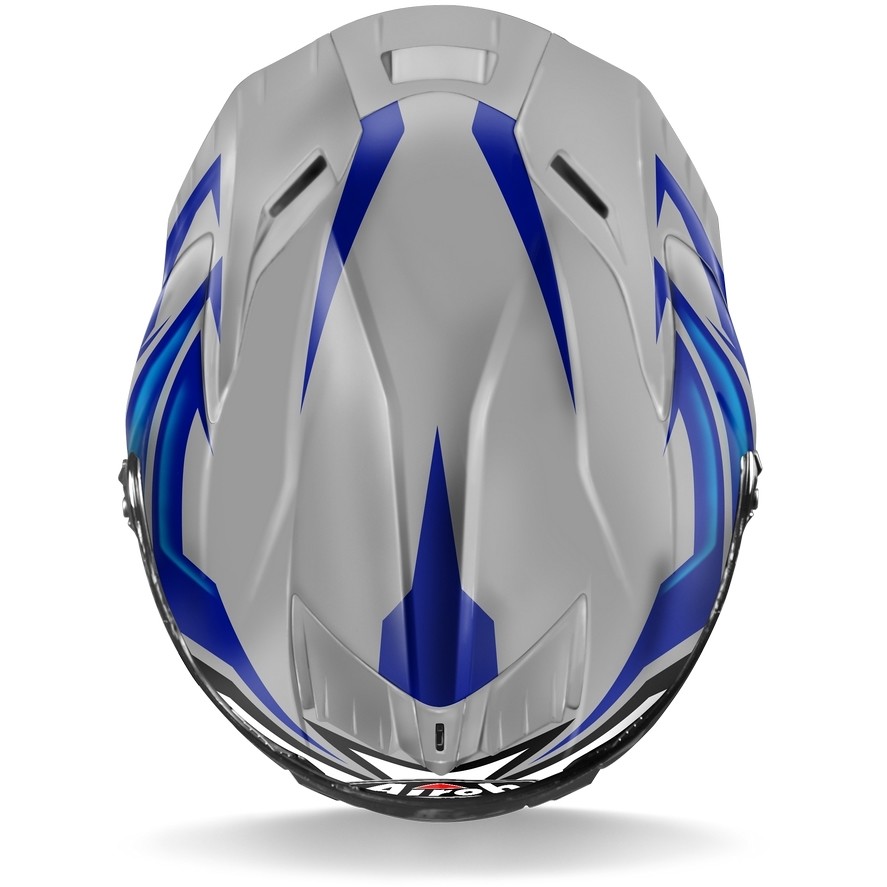 Full Face Helmet in Airoh Motorcycle Fiber GP550 S Wander Glossy Blue