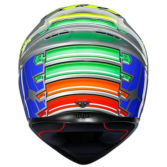 Full Face Helmet Moto Agv K-1 Top ROSSI MUGELLO 2015