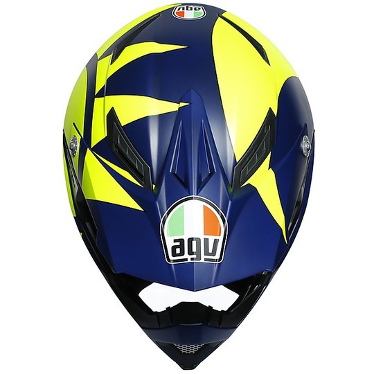 Full Face Helmet Moto Cross Enduro in Fiber AGV AX-8 EVO Multi SOLELUNA 2019