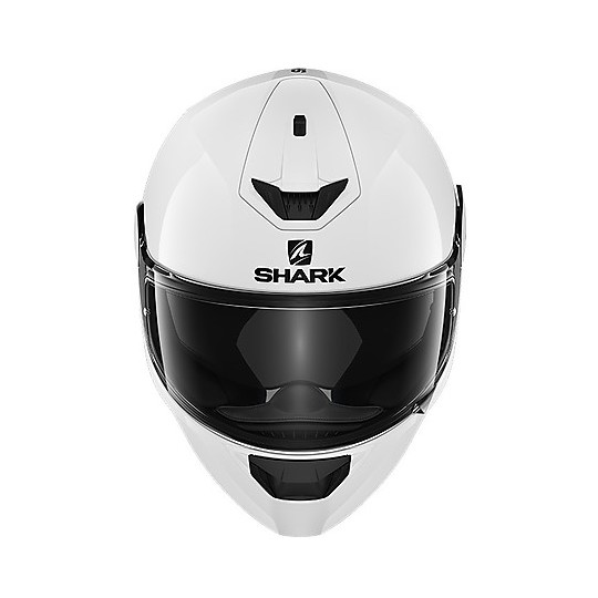Full Face Helmet Moto Shark D-SKWAL 2 Blank Glossy White