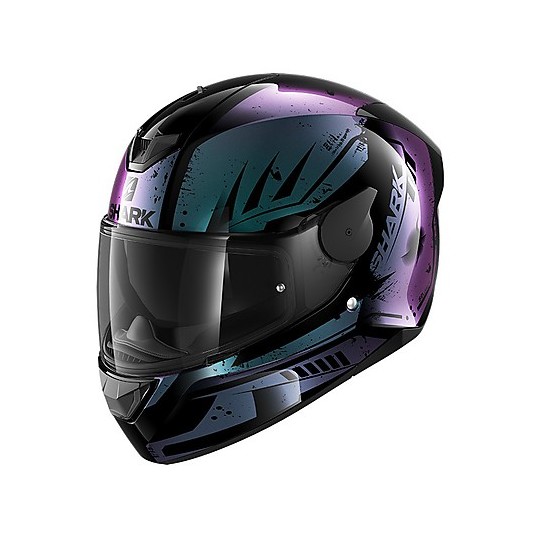 Full Face Helmet Moto Shark D-SKWAL 2 Dharkov Black Glitter