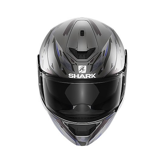 Full Face Helmet Moto Shark D-SKWAL 2 Kanhji Mat Black Blue Matt
