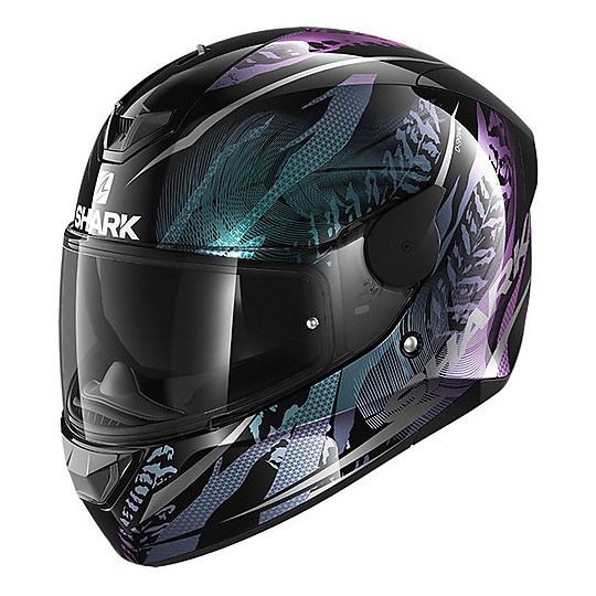 Full Face Helmet Moto Shark D-SKWAL 2 Shigan Black Purple Glitter
