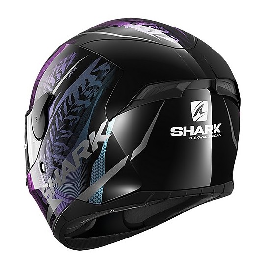 Full Face Helmet Moto Shark D-SKWAL 2 Shigan Black Purple Glitter
