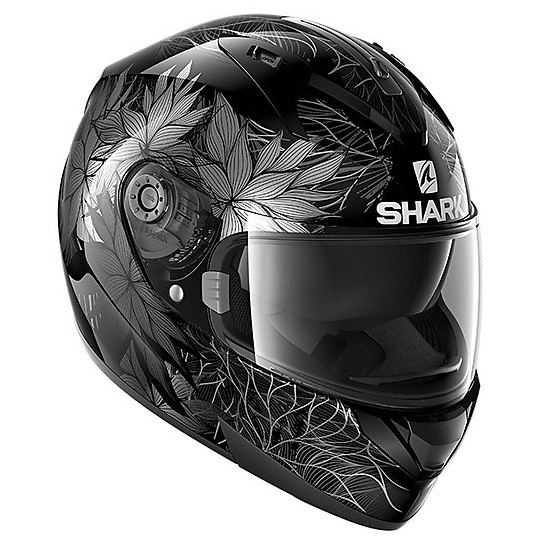 Full Face Helmet Moto Shark RIDILL 1.2 Nelum Black Silver Anthracite