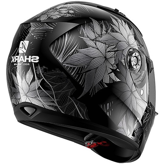 Full Face Helmet Moto Shark RIDILL 1.2 Nelum Black Silver
