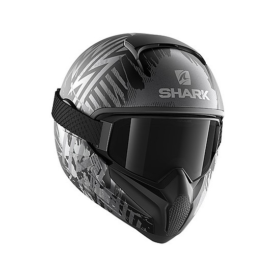 Full Face Helmet Moto Shark VANCORE 2 OverNight Mat Matt Black