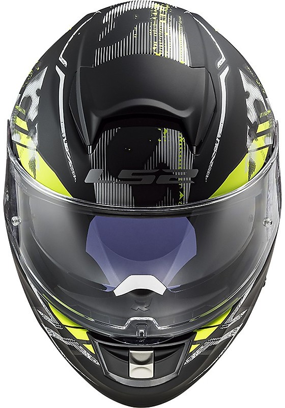 Full Face Helmet Motorcycle HPFC Ls2 FF397 VECTOR EVO Black Stencil