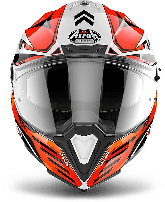 Helmet ON-OFF Motorcycle Touring Airoh COMMANDER Carbon Shiny For Sale Online - Outletmoto.eu