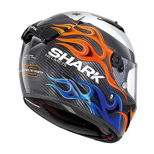 Full Face Helmet Racing Motorcycle Shark RACE-R PRO Carbon Replica Lorenzo 2019