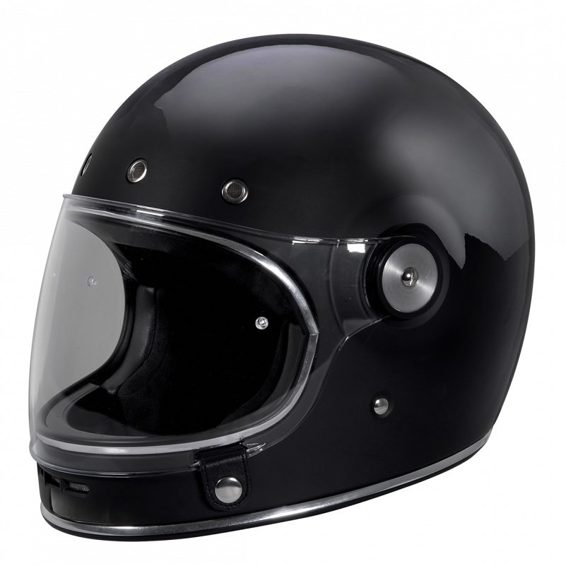 Full face helmet Vintage Stormer ORIGIN Glossy Black