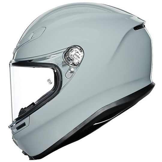 Full Face Motorcycle Helmet AGV K6 Mono NARDO Gray