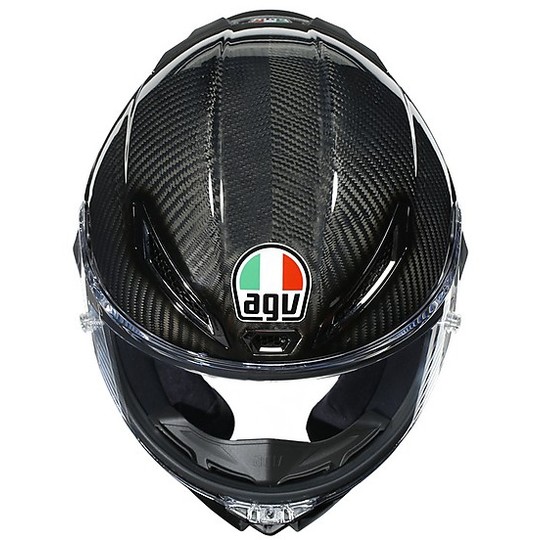 Full Face Motorcycle Helmet AGV PISTA GP RR Mono Glossy Carbon FIM Approved