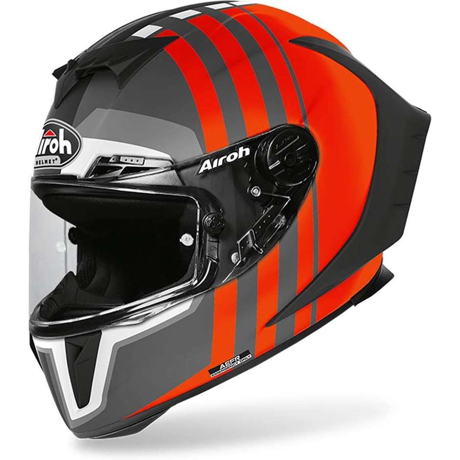Full Face Motorcycle Helmet Airoh GP550 S Skyline Orange Matt
