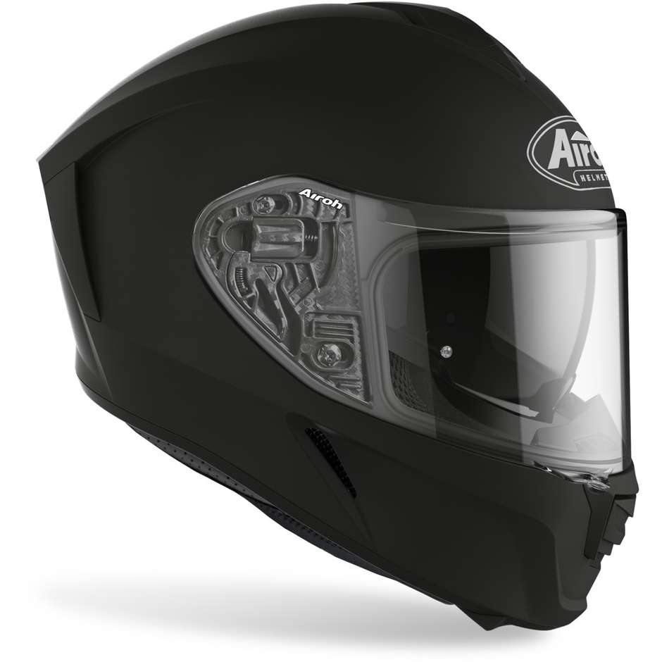 Full Face Motorcycle Helmet Double Visor Airoh SPARK Color Matt Black
