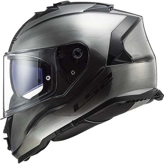 Full Face Motorcycle Helmet Double Visor Ls2 FF800 STORM Jeans Titanium