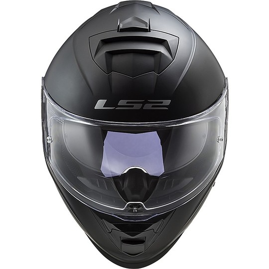 Full Face Motorcycle Helmet Double Visor Ls2 FF800 STORM Solid Matt Black