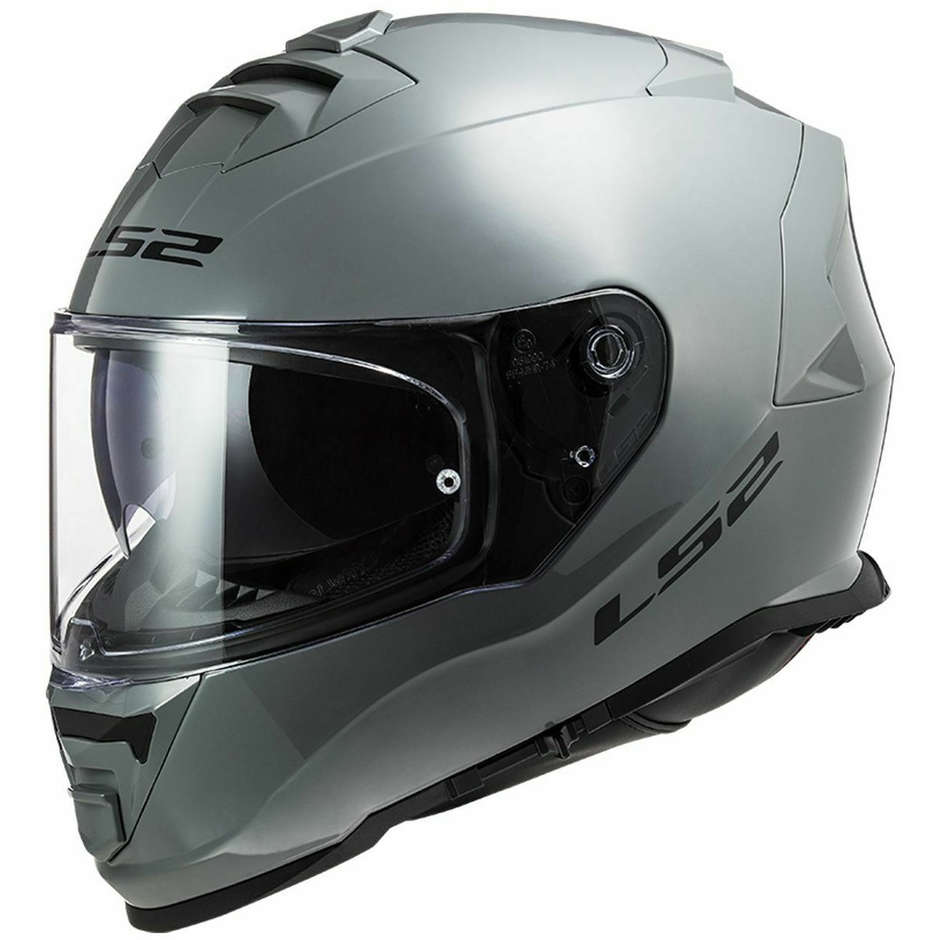 Full Face Motorcycle Helmet Double Visor Ls2 FF800 STORM Solid Nardo Gray