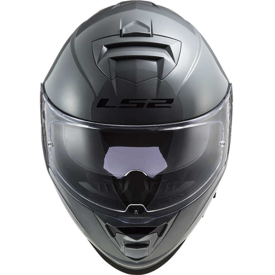 Full Face Motorcycle Helmet Double Visor Ls2 FF800 STORM Solid Nardo Gray