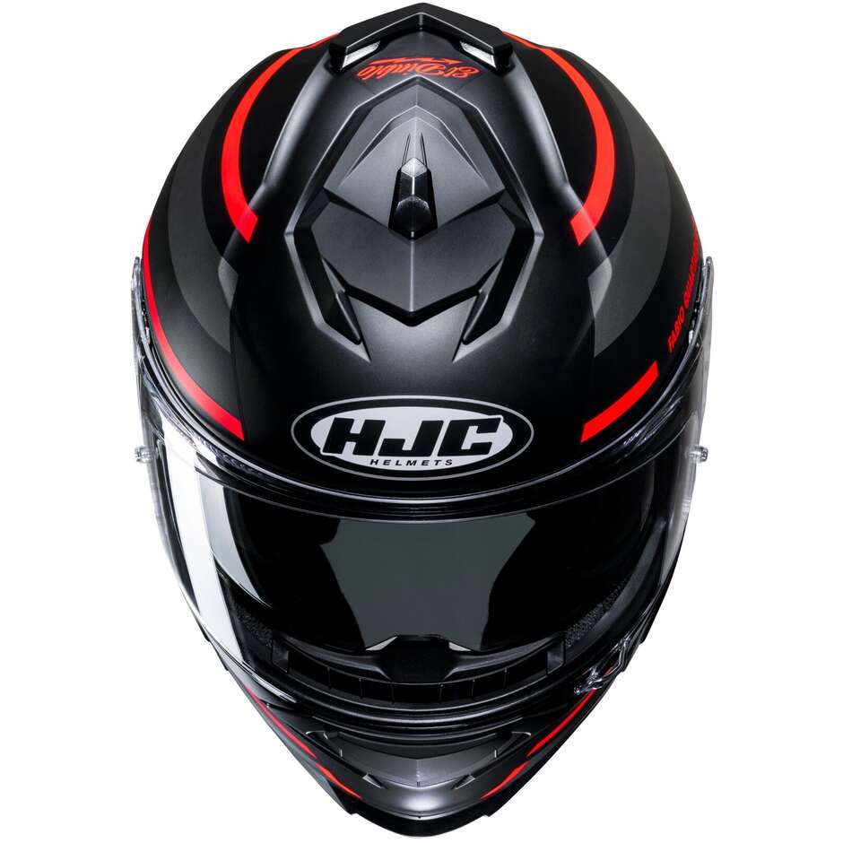 Full Face Motorcycle Helmet Hjc i71 FQ20 Fabio Quartararo MC1SF Matt Black Red
