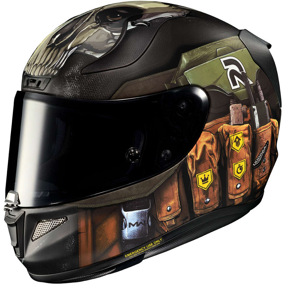 Full Face Motorcycle Helmet HJC RPHA 11 GHOST CALL OF DUTY MC34SF