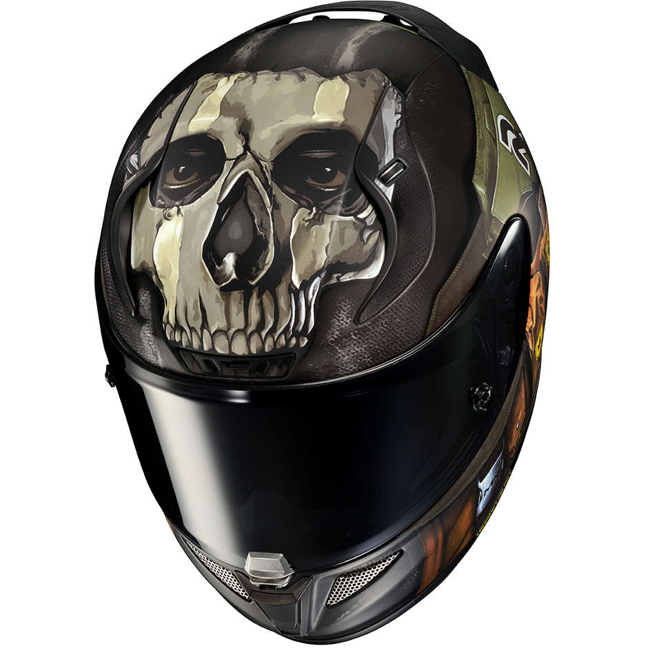 Full Face Motorcycle Helmet HJC RPHA 11 GHOST CALL OF DUTY MC34SF