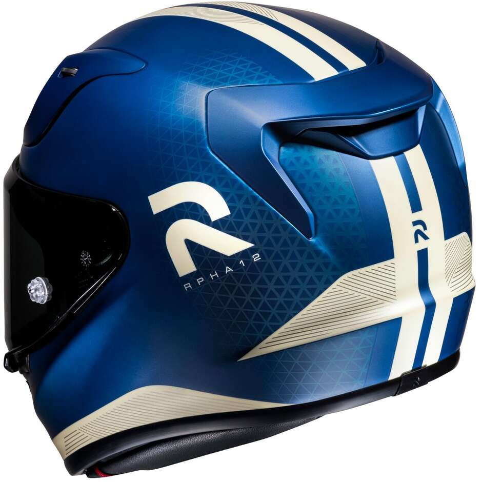 Full Face Motorcycle Helmet Hjc RPHA 12 ENOTH MC2SF Matt Blue