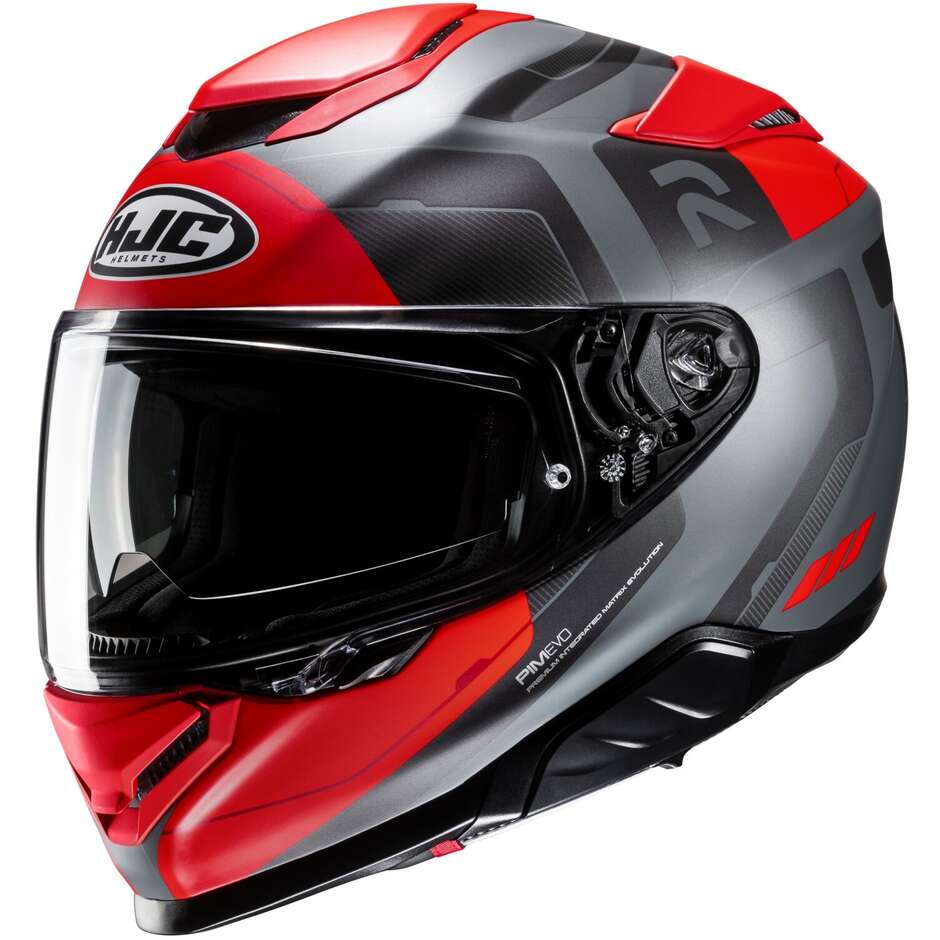 Full Face Motorcycle Helmet Hjc RPHA71 COZAD MC1SF Red Gray Matt