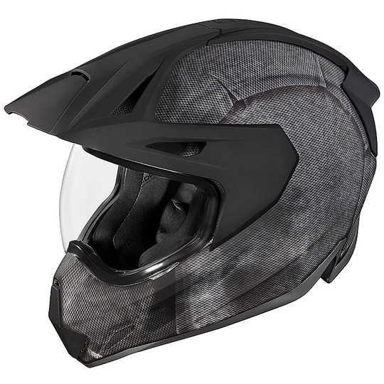 Full Face Motorcycle Helmet Icon VARIANT PRO Construct Black