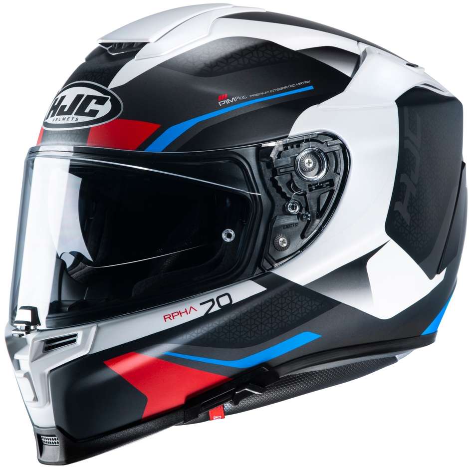 Full Face Motorcycle Helmet In Fiber HJC RPHA 70 KOSIS MC21SF Black White Red Blue Matt