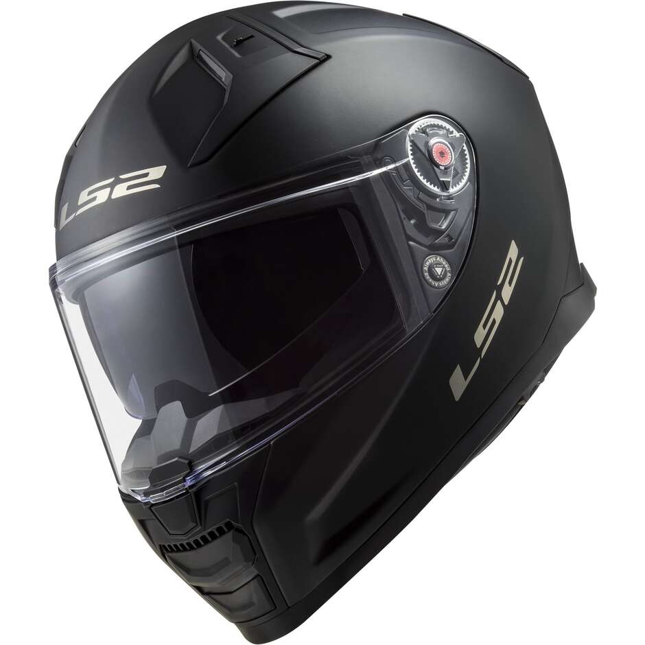 Full Face Motorcycle Helmet In HPFC Ls2 FF811 VECTOR II Solid Matt Black