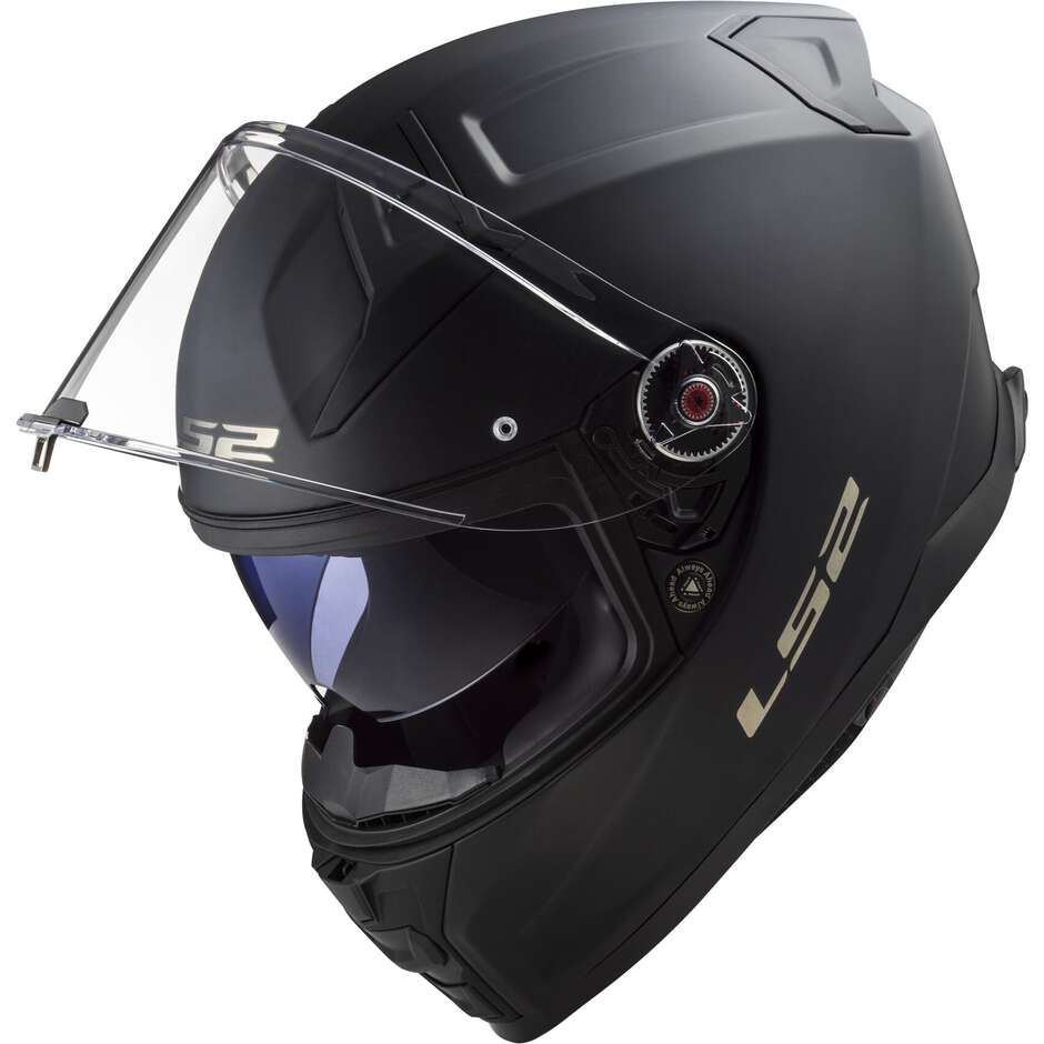 Full Face Motorcycle Helmet In HPFC Ls2 FF811 VECTOR II Solid Matt Black