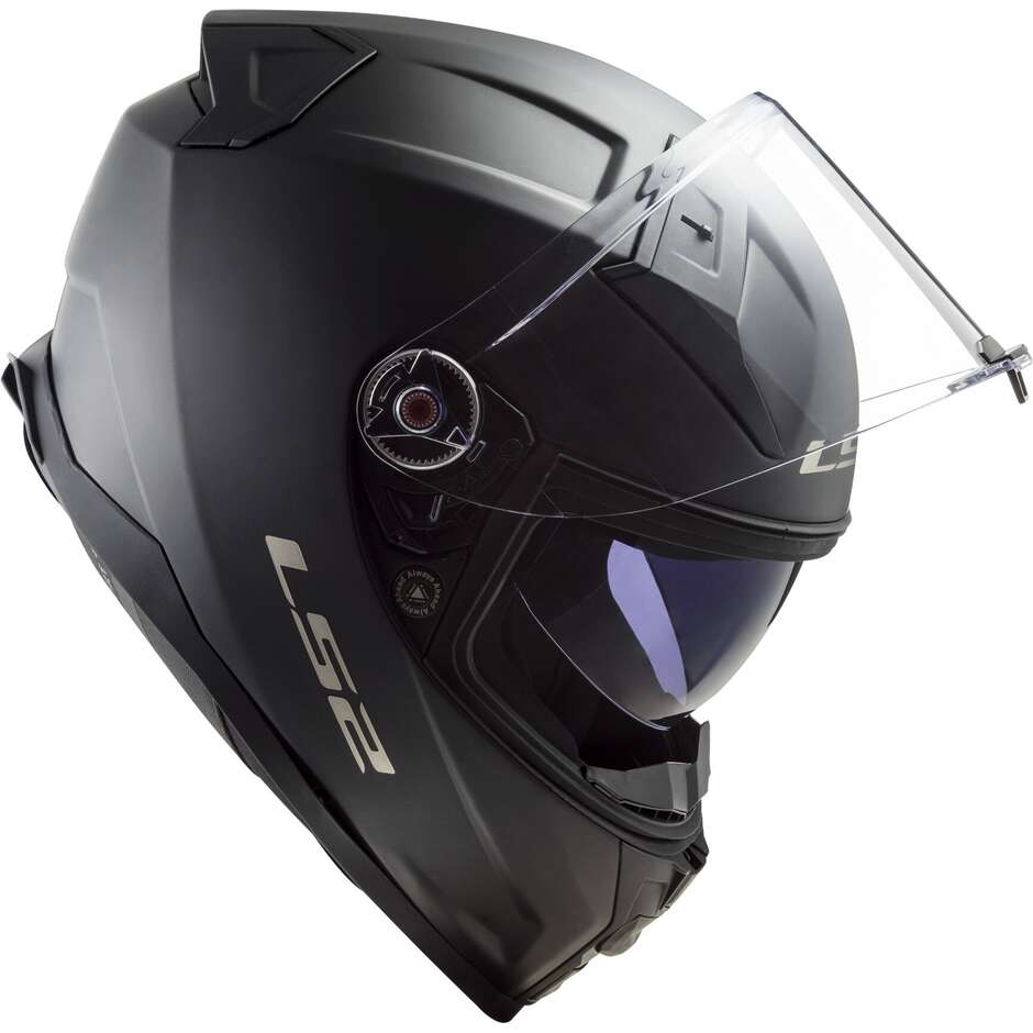 Full Face Motorcycle Helmet In HPFC Ls2 FF811 VECTOR II Solid Matt Black
