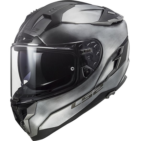 Full Face Motorcycle Helmet In HPFC Touring Ls2 FF327 CHALLENGER Cannon Jeans Titanium