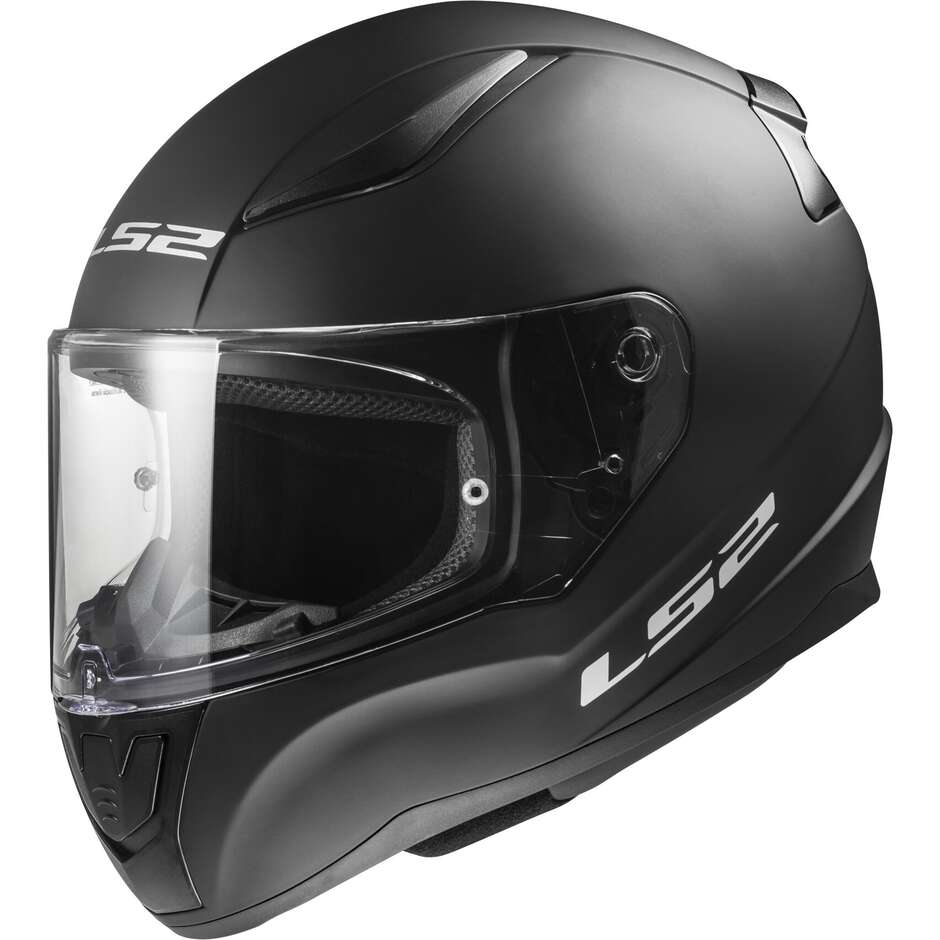 Full Face Motorcycle Helmet Ls2 FF353 RAPID 2 Solid Matt Black