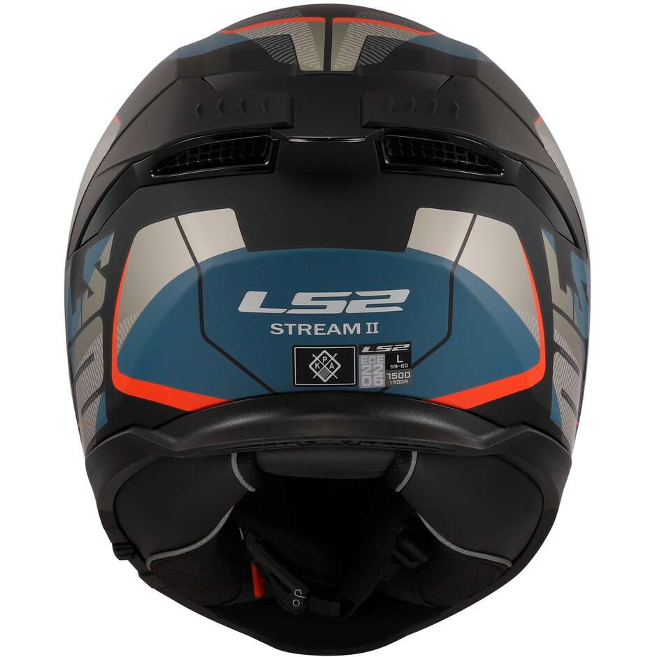 Full Face Motorcycle Helmet Ls2 FF808 STREAM II Road Black Gray Blue Red Matt