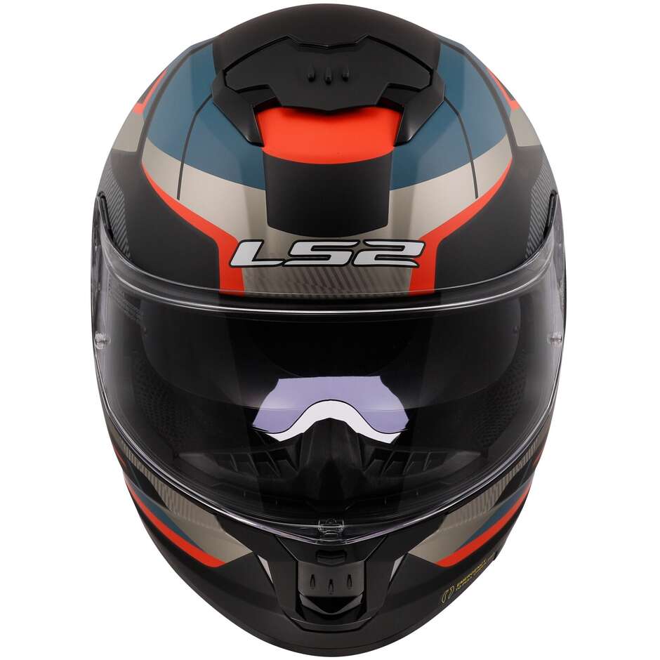 Full Face Motorcycle Helmet Ls2 FF808 STREAM II Road Black Gray Blue Red Matt