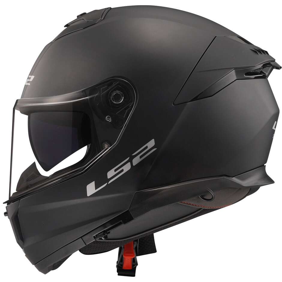 Full Face Motorcycle Helmet Ls2 FF808 STREAM II Solid Matt Black