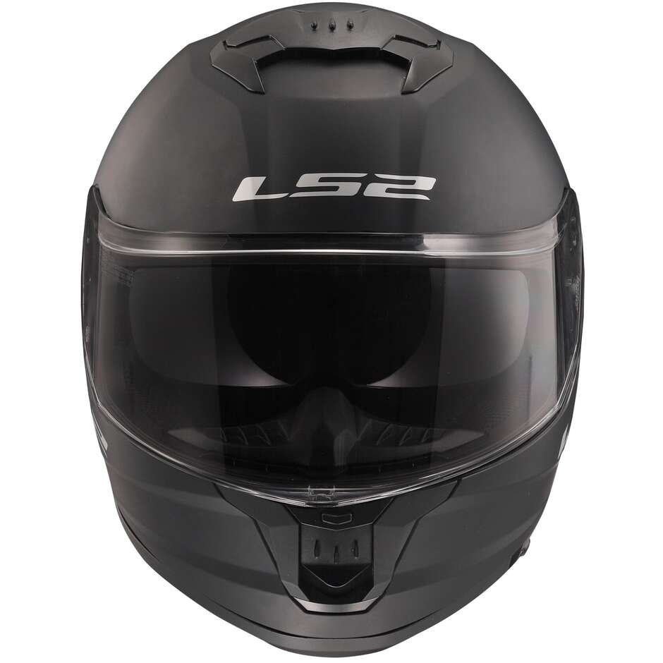 Full Face Motorcycle Helmet Ls2 FF808 STREAM II Solid Matt Black