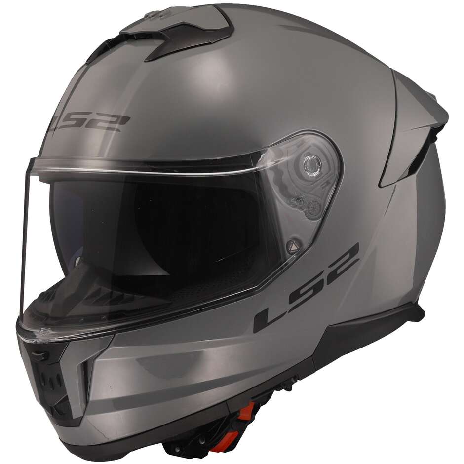 Full Face Motorcycle Helmet Ls2 FF808 STREAM II Solid Nardo Grey